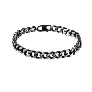 ⚜️Men's Black Stainless Steel Chain Bracelet!